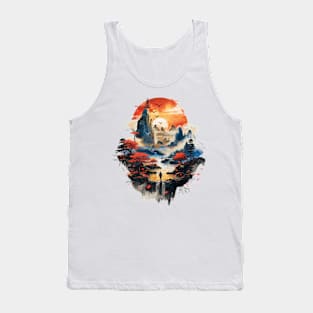 Immersive Fantasy Landscape Tank Top